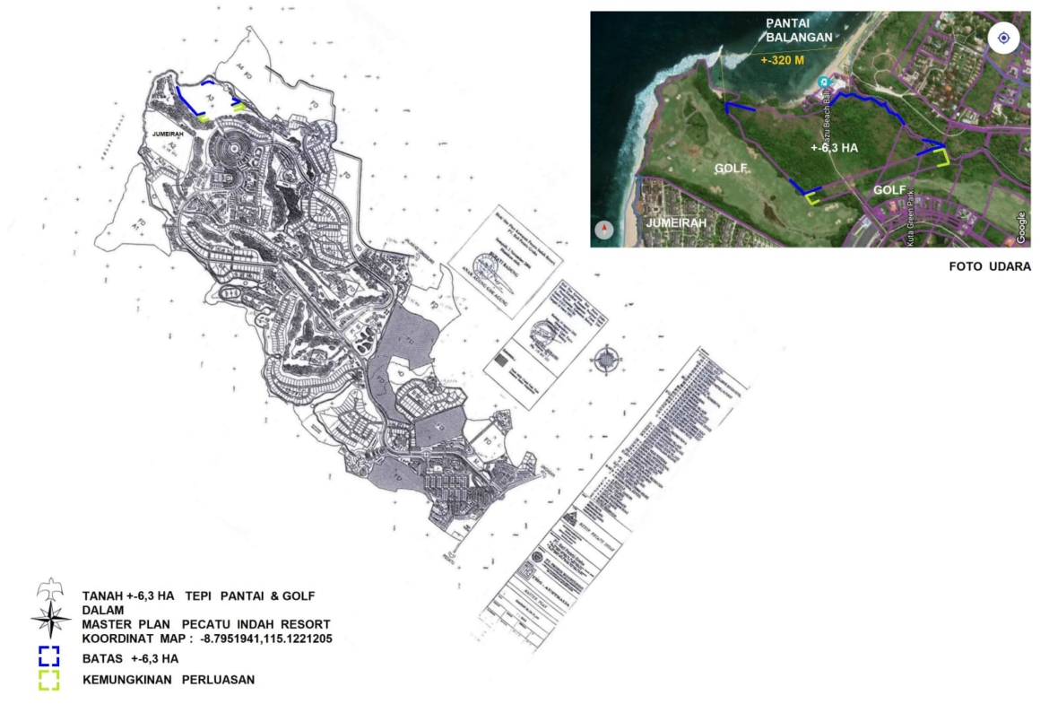 PREMIUM CLIFF FRONT LAND BALANGAN BEACH BALI