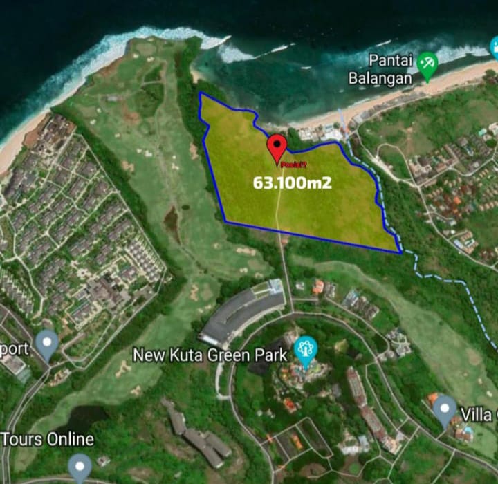 PREMIUM CLIFF FRONT LAND BALANGAN BEACH BALI